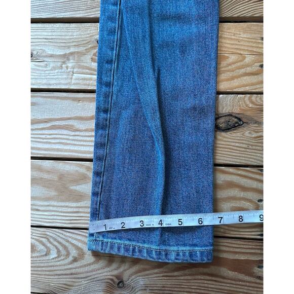 Buck Mason Distressed Straight Leg Jeans Size 30x34 Men’s Blue - Picture 7 of 7